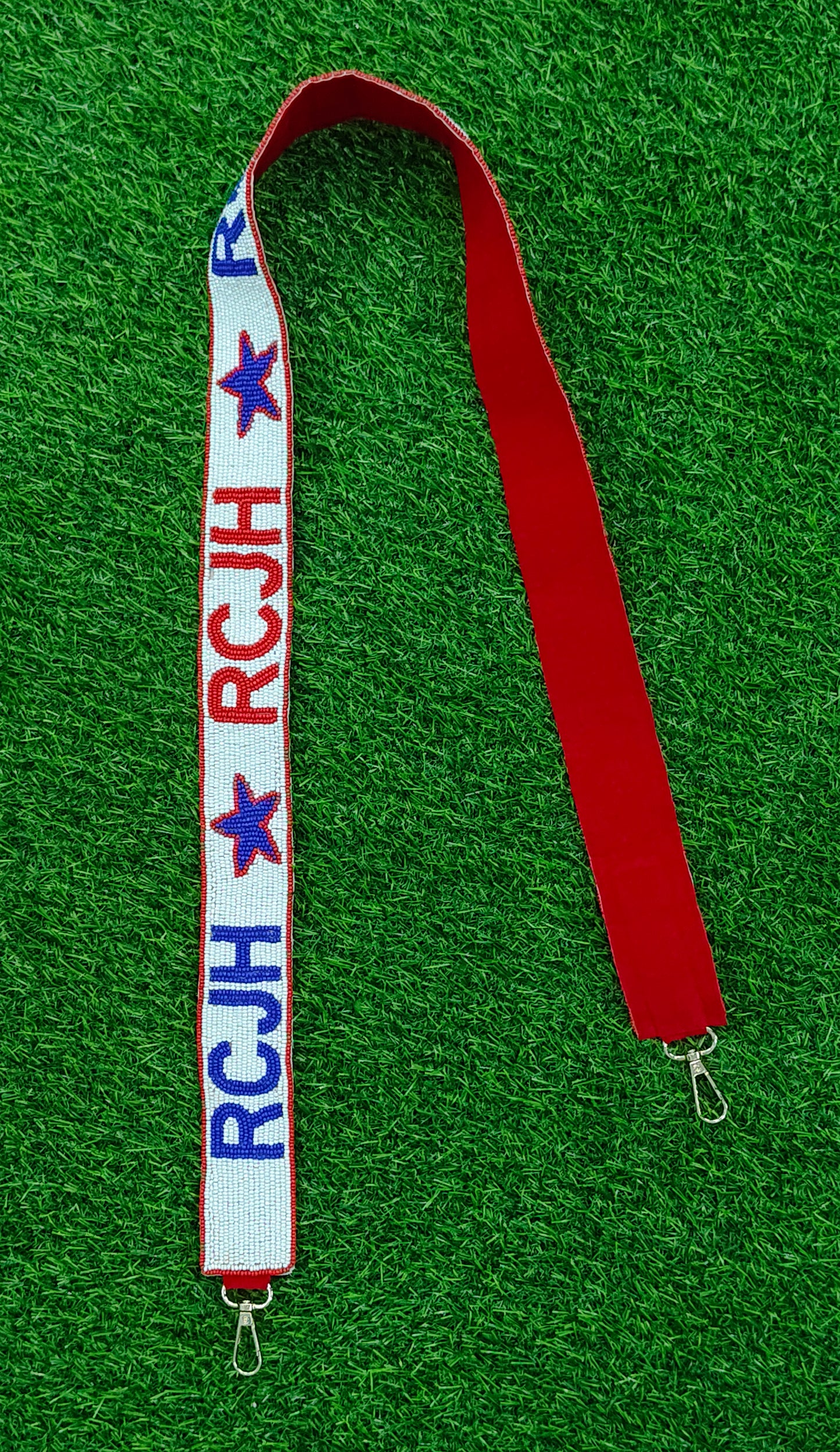 Beaded Purse Straps – AXΩ Roll Tide, SV Rangers, Cincinnati Bengals Who Dey, Mizzou Tigers, Orange Power, Wreck’Em, RCJH, Arizona Cardinals