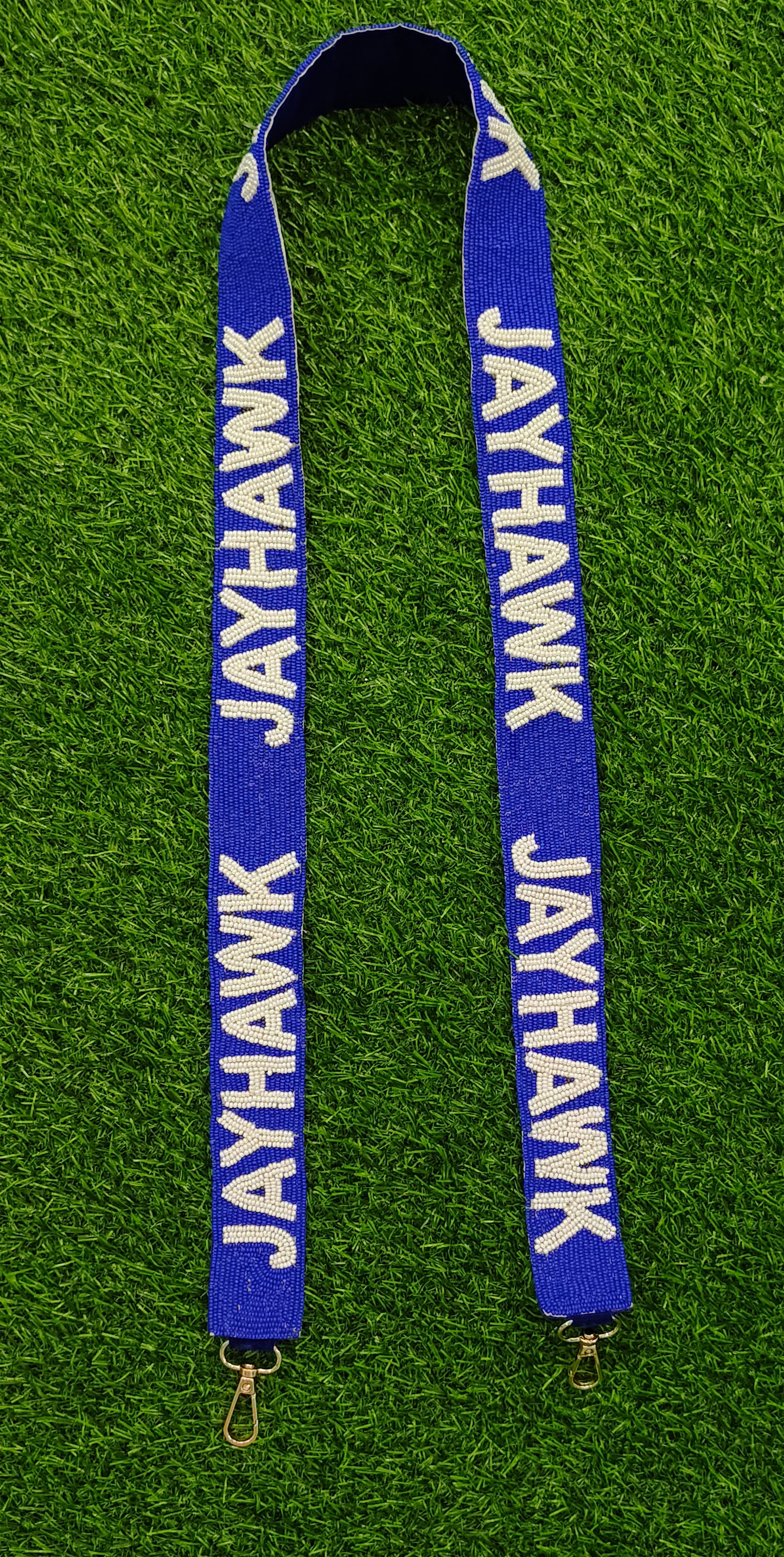 Beaded Purse Straps – Alabama, Kansas Jayhawks, USM Golden Eagles, Texas Longhorns, Miami Hurricanes, Creighton Bluejays, Alabama State Hornets
