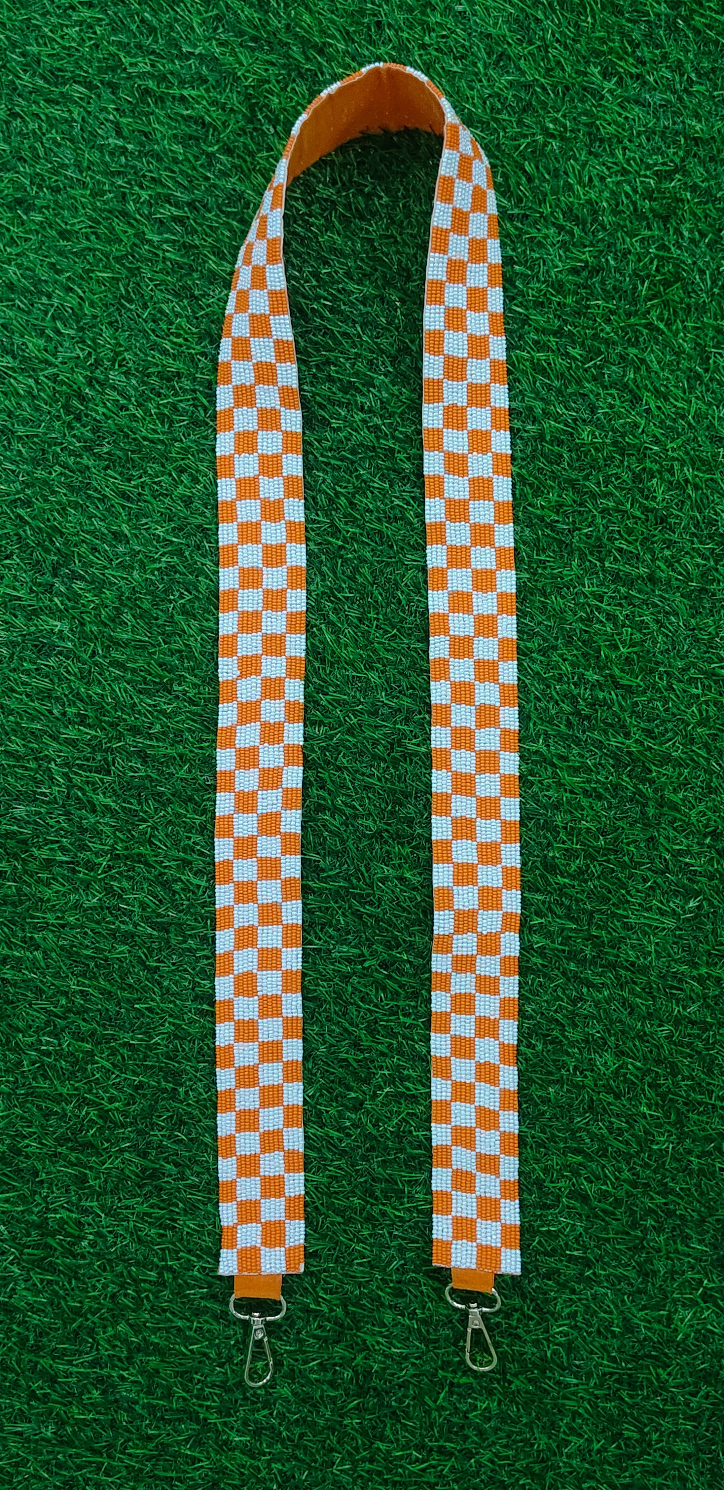 Custom Beaded Purse Straps – PONY UP, FEATHERS UP, CRUSHED IT, ELDER EMO, EMILY’S VERSION, GO SPARTANS, SHINEE, and TDC DAIMONDS (47" Long, 1.5" Wide)