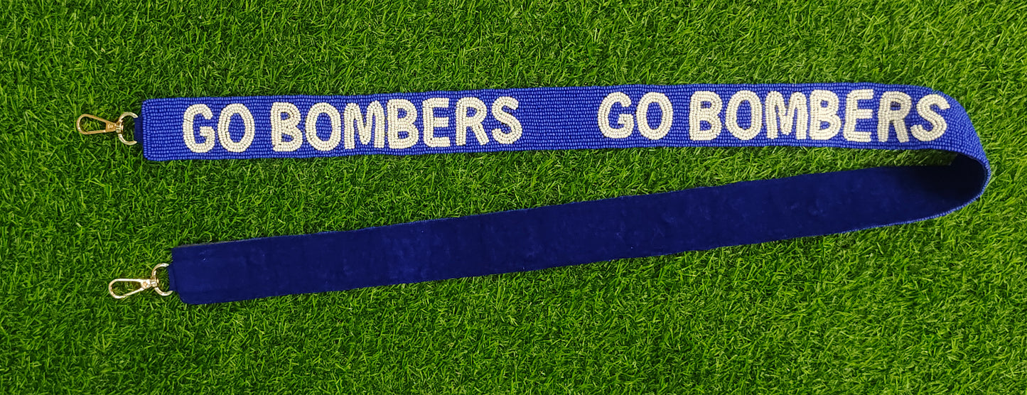 Beaded Purse Straps – GO HEELS, DUNKELMAN, CLAWS OUT!, ALPHA GAM, GIG'EM, GO BOMBERS, GO CARDS, SIC'EM BEARS Shoulder Straps