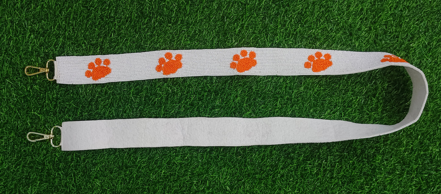 Beaded Purse Straps – EKU Colonels, Cheer Athletics, Geaux Tigers, Riff Ram, Tennessee, Paw Print, Black Stars, Lightning Bolt Shoulder Straps