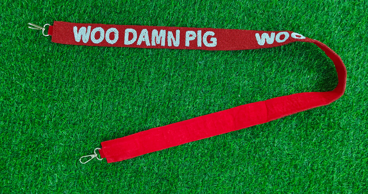Beaded Purse Straps – PSU Gorillas, Guns Up Rangers, HBTD, ASU Braves, Woo Damn Pig, Samford Bulldogs, Katy Tigers, Clemson Tigers
