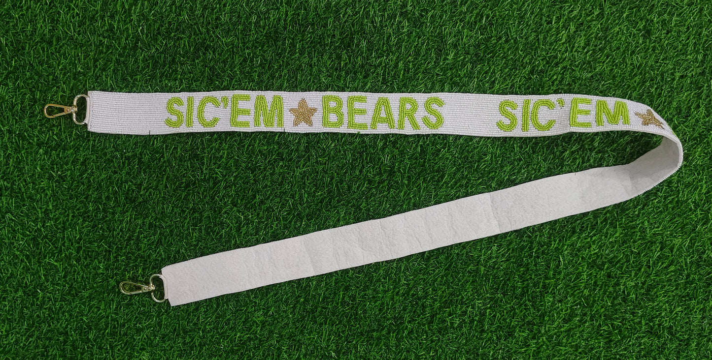 Beaded Purse Straps – GO HEELS, DUNKELMAN, CLAWS OUT!, ALPHA GAM, GIG'EM, GO BOMBERS, GO CARDS, SIC'EM BEARS Shoulder Straps