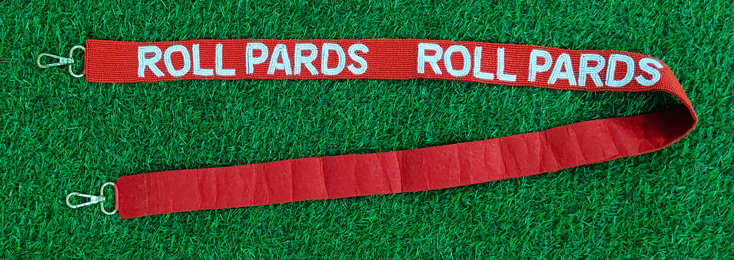 Beaded Purse Straps – ROLL PARDS, TEXAS RANGERS, NYR, SAINTS, GO PREDS, BOW UP, KU, RISE UP Bag Straps
