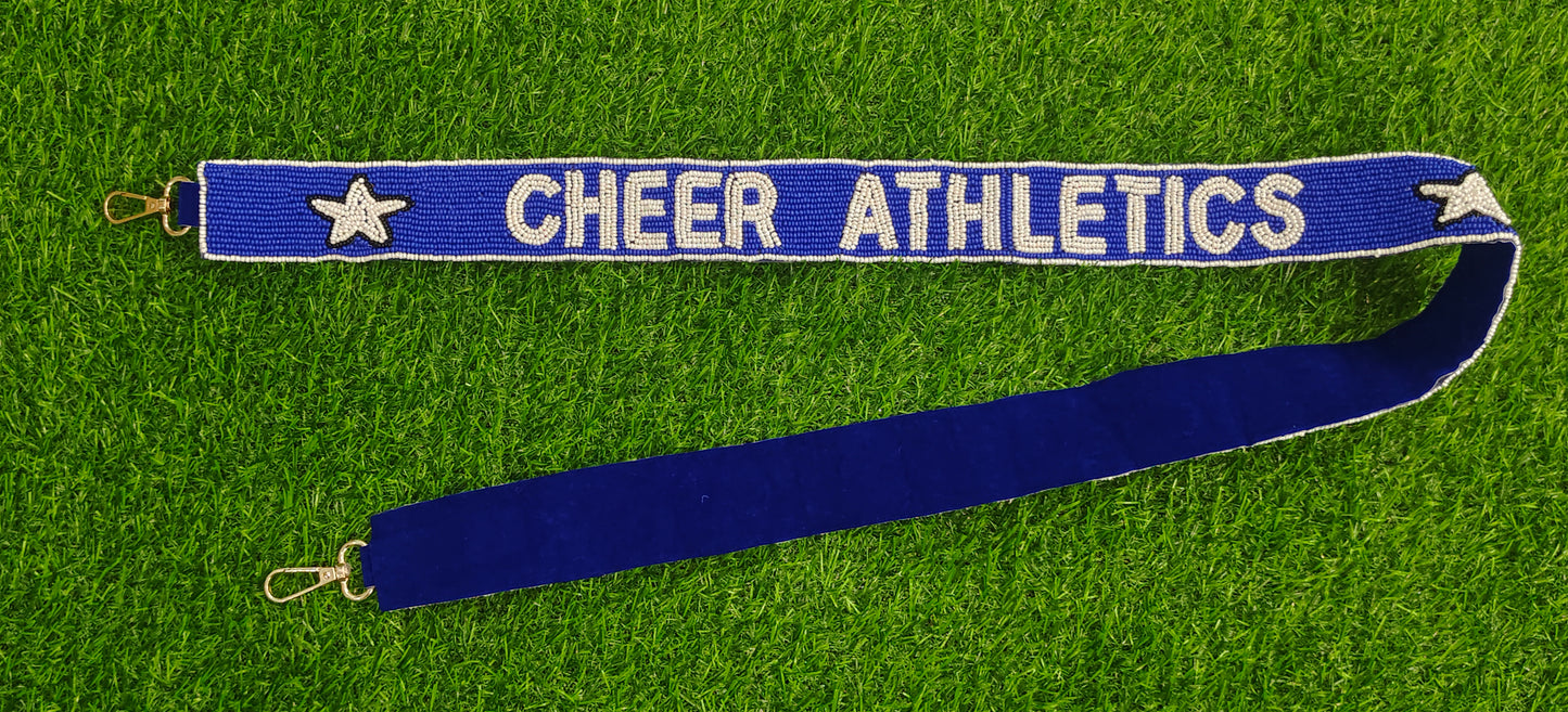 Beaded Purse Straps – EKU Colonels, Cheer Athletics, Geaux Tigers, Riff Ram, Tennessee, Paw Print, Black Stars, Lightning Bolt Shoulder Straps
