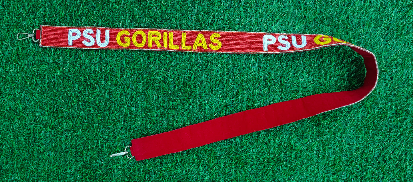 Beaded Purse Straps – PSU Gorillas, Guns Up Rangers, HBTD, ASU Braves, Woo Damn Pig, Samford Bulldogs, Katy Tigers, Clemson Tigers