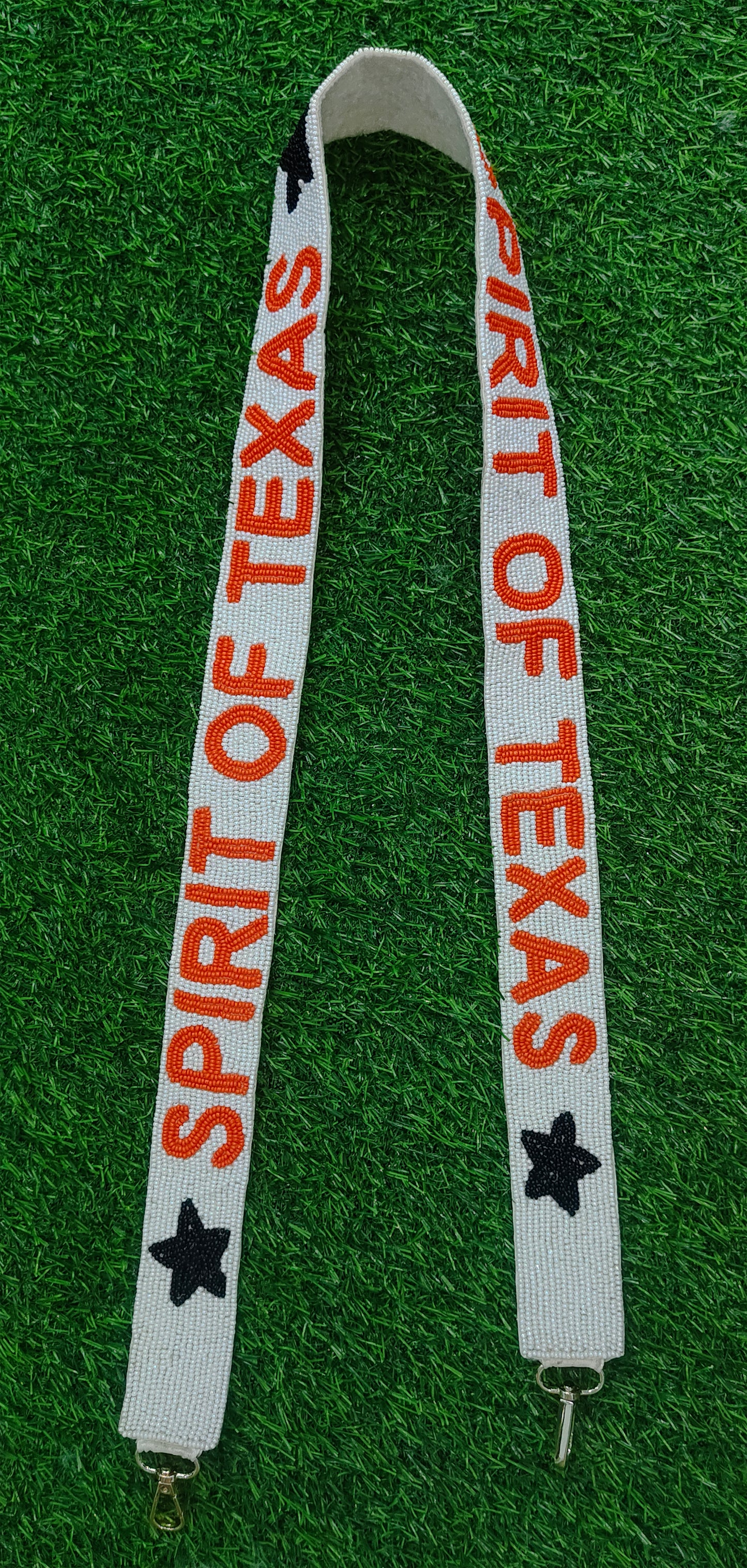 Beaded Purse Straps – MVG Tigers, BYU Cougars, Roll Tide, Go Cats Go, Spirit of Texas, Geaux, Jets, Go Mats Go (47" x 1.5")