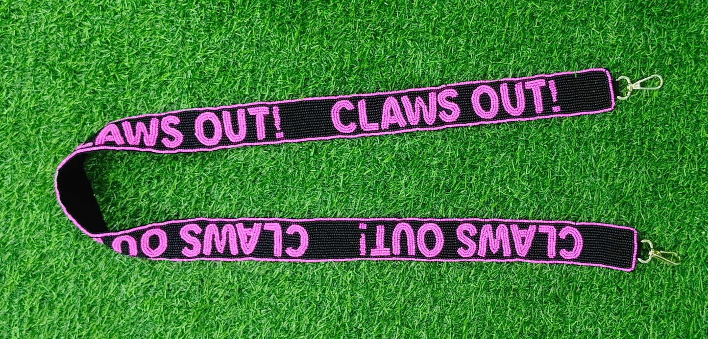 Beaded Purse Straps – GO HEELS, DUNKELMAN, CLAWS OUT!, ALPHA GAM, GIG'EM, GO BOMBERS, GO CARDS, SIC'EM BEARS Shoulder Straps